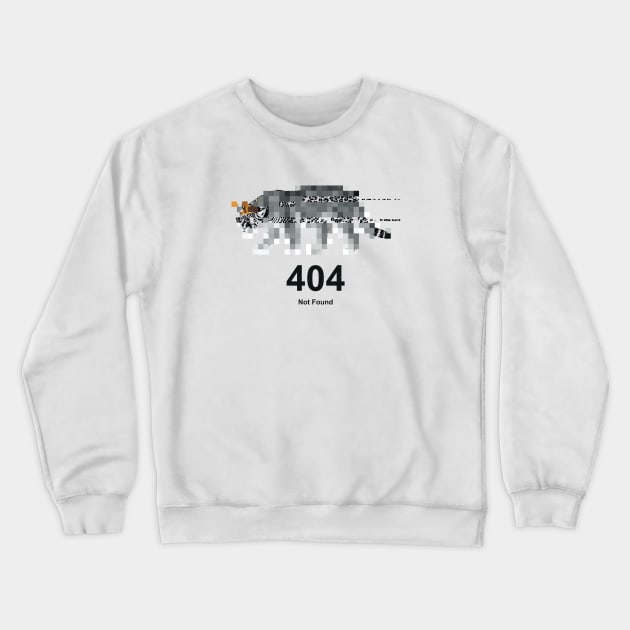 404 error. Not found. Memes internet Crewneck Sweatshirt by Mess_Art